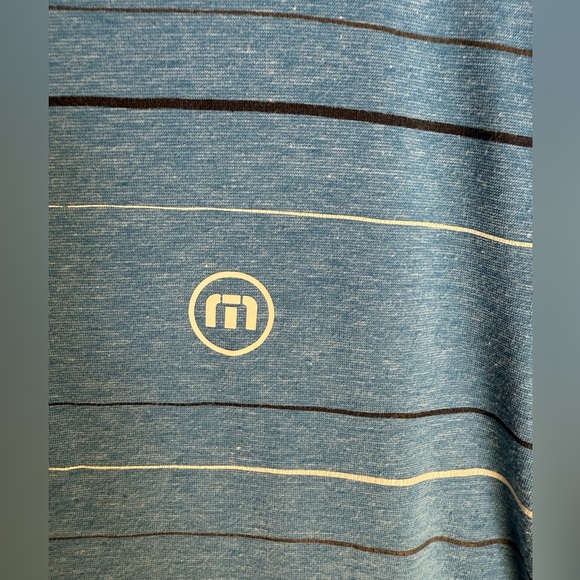 Travis Mathew Blue Men’s Shirt Size LARGE - Picture 5 of 8